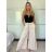Nohavice elegantné s opaskom dámske (S/M/L ONE SIZE) TALIANSKA MóDA IMSM25GIZELE/DU -   hnedá
 -   S/M/L