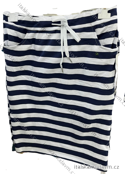 Sukně bavlněná dámská proužek (S/M ONE SIZE) ITALSKÁ MÓDA  IMM23M5810