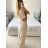 Overal dlhý elegantný krátky rukáv dámsky (S/M ONE SIZE) TALIANSKA MÓDA IMWD24386/DU -   zelená
 -   S / M