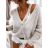 Sveter pletený na gombíky dlhý rukáv dámsky oversize Alessandra  (S/M/L/XL ONE SIZE) TALIANSKA MÓDA IMWC233944SM
