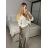 Sveter pletený na gombíky dlhý rukáv dámsky oversize Alessandra  (S/M/L/XL ONE SIZE) TALIANSKA MÓDA IMWC233944SM