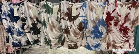 Halenka tunika letní icecool krátký rukáv dámská (S/M/L ONE SIZE) ITALSKÁ MÓDA IMM25M7549B