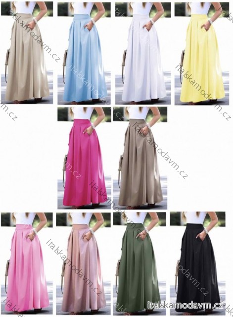 Sukně dlouhá dámská (XS/S/M ONE SIZE) ITALSKÁ MÓDA IMWB251269