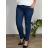 Rifle jeans dlouhé dámské (nadrozměr 30-42) MISS CURRY MA124MD6979-3/DR 30 modrá