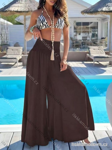 Kalhoty dlouhé letní oversize dámské (S/M/L ONE SIZE) ITALSKÁ MÓDA IMWGS251153