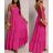 Šaty dlouhé letní mušelín carmen bez rukávu dámské (XS/S/M ONE SIZE) ITALSKÁ MÓDA IMWGS251192