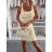 Šaty krátke letné na ramienka dámske (S/M/L ONE SIZE) TALIANSKA MÓDA IMD25140