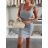 Šaty krátke letné na ramienka dámske (S/M/L ONE SIZE) TALIANSKA MÓDA IMD25140