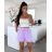 Kraťasy šortky mušelín dámske (S/M/L ONE SIZE) TALIANSKA MÓDA IMD25143
