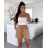 Kraťasy šortky mušelín dámske (S/M/L ONE SIZE) TALIANSKA MÓDA IMD25143