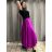 Sukně saténová dlouhá dámská Carol (S/M/L ONE SIZE) ITALSKá MODA IM325CAROL/DR S/M/L fuchsiová