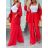 Souprava kalhoty dlouhé a košile dlouhý rukáv dámské (XS/S/M ONE SIZE) ITALSKÁ MÓDA IMWCH251326