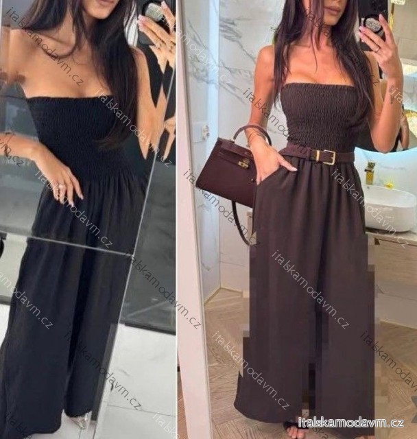 Overal dlhý elegantný mušelín carmen cez prsia dámsky (S/M/L ONE SIZE) TALIANSKA MÓDA IMWCL251045