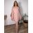 Šaty krátke elegantný krátky rukáv dámske nadroměr BEREMIKA (50/52/54 ONE SIZE) TALIANSKA MÓDA IMPSH2570006