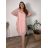Šaty krátke elegantný krátky rukáv dámske nadroměr BEREMIKA (50/52/54 ONE SIZE) TALIANSKA MÓDA IMPSH2570006