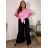 Kalhoty mušelínové letní oversize dámské nadrozměr LUCY (46/48/50 ONE SIZE) ITALSKÁ MÓDA IM425312