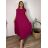 Šaty maxi dlhé letné krátky rukáv dámske nadrozmer BRIGITA (44/46/48 ONE SIZE) TALIANSKA MÓDA IMD25133/DR 44/46/48 zelená khaki