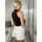 Top croptop třpytivý na ramínka dámské BEATA (S/M/L ONE SIZE) ITALSKÁ MÓDA IMPSH246528