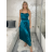 Šaty dlhé elegantné na ramienka dámske (S/M ONE SIZE) TALIANSKA MODA IM323013