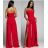 Overal dlouhý elegantní carmen na ramínka dámský (XS/S/M ONE SIZE) ITALSKÁ MÓDA IMWHP25956/DUR růžová starorůžová XS/S/M