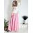 Sukně saténová dlouhá dámská Carol (S/M/L ONE SIZE) ITALSKá MODA IM325CAROL