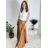 Sukně saténová dlouhá dámská Carol (S/M/L ONE SIZE) ITALSKá MODA IM325CAROL