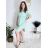 Šaty košeľové sťahovacie 3/4 dlhý rukáv dámske (S/M/L ONE SIZE) TALIANSKA MÓDA IMC25166 zelená smaragdová S/M/L