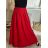 Sukňa maxi dlhá v páse na žabičkovanie dámska (S/M/L ONE SIZE) TALIANSKA MÓDA IMM22MAXIMA/DR kráľovská modrá