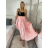Sukně saténová dlouhá dámská Carol (S/M/L ONE SIZE) ITALSKá MODA IM325CAROL