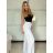 Kalhoty letní dlouhé oversize dámské COLORE (S/M/L ONE SIZE) ITALSKÁ MÓDA IM425271/DUR smaragdová S/M/L