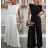 Souprava tunika bez rukávu a kalhoty dlouhé dámské (XS/S/M ONE SIZE) ITALSKÁ MÓDA IMWHP25637