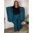 Cardigan letný 3/4 dlhý rukáv dámsky nadrozmer VESUNA (48/50/52 ONE SIZE) TALIANSKA MÓDA IM425415/DUR  zelená khaki