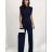 Souprava top bez rukávu a kalhoty dlouhé dámské (XS/S/M ONE SIZE) IMM25M39622/DUR tmavě béžová XS/S/M