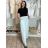 Kalhoty letní dlouhé oversize dámské COLORE (S/M/L ONE SIZE) ITALSKÁ MÓDA IM425271/DUR smaragdová S/M/L