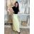 Kalhoty letní dámské (S/M/L ONE SIZE) ITALSKÁ MÓDA IM325ELBA/DU -   zelená khaki -   S/M/L