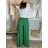 Kalhoty letní dámské (S/M/L ONE SIZE) ITALSKÁ MÓDA IM325ELBA/DU -   zelená khaki -   S/M/L