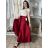 Sukně saténová dlouhá dámská Carol (S/M/L ONE SIZE) ITALSKá MODA IM325CAROL/DR S/M/L fuchsiová