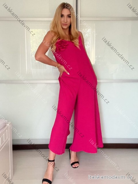 Overal dlhý oversize bez rukávu dámsky GIORGIA (S/M ONE SIZE) TALIANSKA MÓDA IMWAD25918/DU