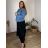 Bunda riflová krátká dámská (XL-5XL) MOON GIRL MOON25GYD7259/DUR modrá 2XL