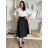 Sukně teplá dlouhá dámská (S/M/L ONE SIZE) ITALSKÁ MÓDA IM7211044/DR M/L vínová