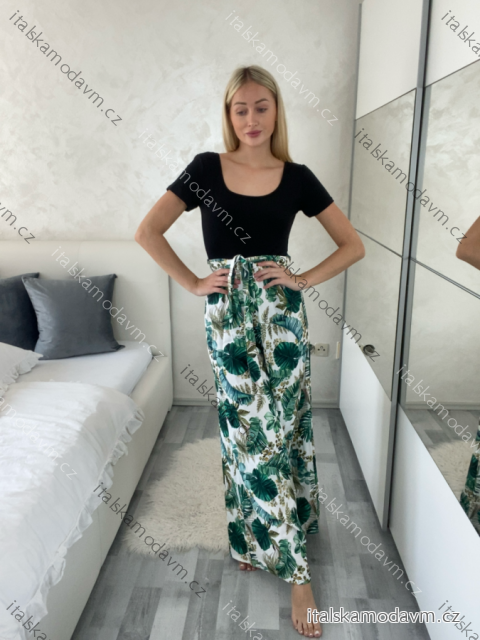 Overal elegantní krátký rukáv dámský MIA (XS/S/M ONE SIZE) ITALSKÁ MÓDA IMM25M55299-2/DUR