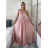 Šaty saténové variabilní dlouhé společenské bez rukávu dámské (S/M/L ONE SIZE) ITALSKÁ MÓDA IMPSH255338/DU sv. mintová S/M/L