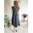 Šaty letní mušelín krátký rukáv dámské RITA (S/M/L ONE SIZE) ITALSKÁ MÓDA IMWB25886/DUR S/M/L bílá