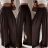 Nohavice dlhé letné dámske nadrozmer (S/M/L ONE SIZE) TALIANSKA MÓDA IMWGB25228/DUR zelená khaki S/M/L