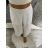 Nohavice dlhé aladinky letné dámske (S/M/L ONE SIZE) TALIANSKA MÓDA IMD24029/DUR zelená khaki S/M/L