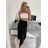 Nohavice dlhé aladinky letné dámske (S/M/L ONE SIZE) TALIANSKA MÓDA IMD24029/DUR zelená khaki S/M/L
