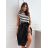 Šaty elegantný krátky rukáv dámske (S/M/L ONE SIZE) TALIANSKA MÓDA IMD24270/DR červená S/M/L