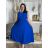 Šaty dlouhé košilové bez rukávu dámské (S/M/L ONE SIZE) ITALSKá MóDA IMC250001/DU -   Černá -   S/M/L