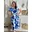 Šaty dlouhé letní krátký rukáv dámské (S/M/L ONE SIZE) ITALSKÁ MÓDA IMD250001/DUR -   červená -   S/M/L