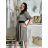 Šaty ľanové košeľové krátky rukáv dámske (S/M/L ONE SIZE) TALIANSKA MODA IM7250001/DU -   čierna
 -   S/M/L